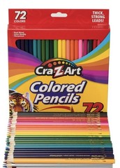 Colored Pencil Set By CraZart, 72 Count
