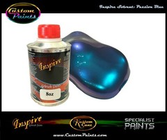 INSPIRE AIRBRUSH PASSION BLUE 8oz (SOLVENT), CUSTOM PAINT, ARTIST, CHAMELEON