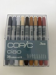 Coptic Ciao Alcohol Markers 36 Set B