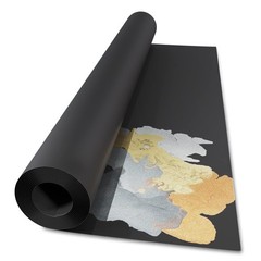 Large Black Drawing Paper Roll 23×50.25 Inch 200gsm Premium Art Classroom