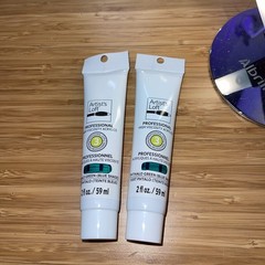 2x High Viscosity Acrylic Paint Level 3 Artist’s Loft Phtalo Green Blue Shade