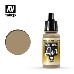 Vallejo 71028 Model Air Sand Yellow Acrylic Paint 17ml – US