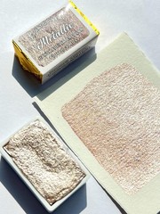 Handmade Watercolors – Metallic Glitter Paints Florence Rose – Full Pans Prem…