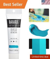2oz Brilliant Blue High Viscosity Acrylic Paint – Ideal for Fine Art Techniques