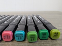 Variety Of 69 Touch Pens Dual Tip (Broad & Fine) Art Marker Colouring Pens