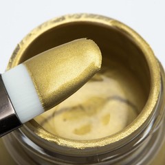Durable 18K Gold Acrylic Leather Paint – 4oz, Waterproof for Stunning Designs