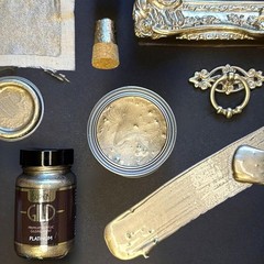 Super GILD Platinum Acrylic Paint – High Pigment Metallic Enamel, 125ml, Mult…
