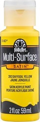 Folkart Pl2912 Multi-Surface Paint, 2 Oz, Daffodil Yellow