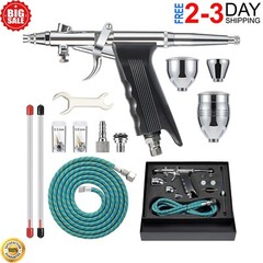 Airbrush Kit, Air Brush Painting Set, Double Action Trigger Airbrush Gun with…