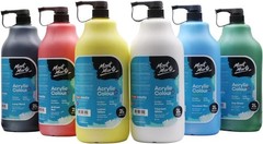 Discovery School Acrylic, 6 Basic Colors, 1/2 Gall