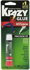 Krazy Glue Original Crazy Super Glue All Purpose Instant Repair, 10 Count