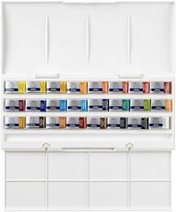 Winsor & Newton Cotman Watercolor Paint Set 24 Whole Pans