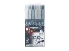 Sakura Koi Colouring Blendable Brush Pens, Set of 6, 12, 24, 48