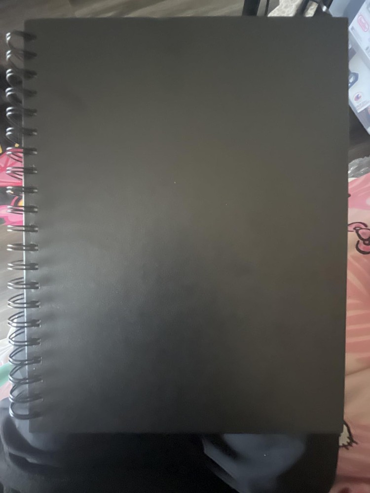 NEW 8.5X11Inches Hardbound Sketch Book, Spiral Bound Sketch Pad, 80-Sheets 90Gsm