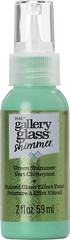 Shimmer Green Stained Glass Paint 2 oz Water-Based Realistic Finish DIY Crafts