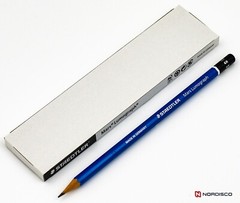 Staedtler Mars Lumograph 4H 100-4H Drawing Pencils, Pack of 6