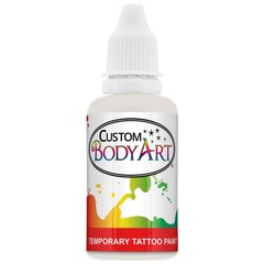 1 oz WHITE Body Art TEMPORARY TATTOO AIRBRUSH PAINT Ink