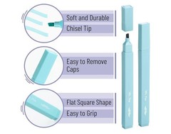 8 Pieces Mr. Pen- Aesthetic Cute Pastel Highlighters Set