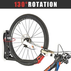 Wallmaster BIKEPAL Swivel Bike Rack, Wall 9.5 x 10.75 x 27 inches, Black