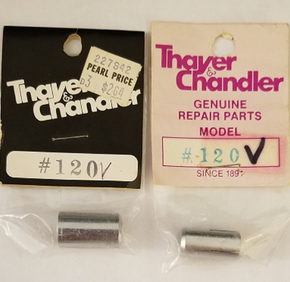 2 RARE Thayer & Chandler #120V Protection Protective Caps Vega / Omni Airbrush