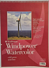Strathmore Windpower Watercolor Paper Pad 11×15 w 15 Sheets 140 lb Spiral Bound