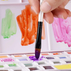 Filbert Paint Brushes Set, 12 PCS Artist Brush for Acrylic Oil Watercolor Gouach
