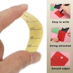 1000Pcs Price Tags, 2×1.4in Clothing Price Labels Merchandise Marking Tag,Yellow