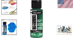 Artistic Freedom: 2oz Extreme Sheen Emerald Acrylic Paint for All Surfaces