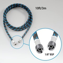 SAGUD Airbrush Hose 10 Foot Nylon Braided Air Hose with 1/8” Size On Both End…