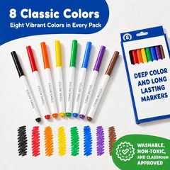Washable Markers 400 Total Bulk Assorted Colors Kids Classrooms Swell
