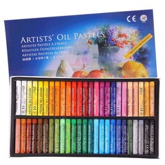 Oil Pastel Set,Professional Painting Soft 1 Count (Pack of 50), 50 Colors