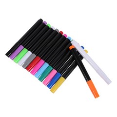 14 Pcs Wet Erase Water Chalk Dry Marker Black Board Glass Markers