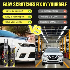 Super Black(KH3) for Nissan Touch Up Paint Pen, 2 in 1 Car Scratch Remover with