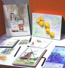 Maruman Sketchbook SM Vifuar Watercolor Paper Fine 15 Sheets S31VA