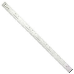 VINCA SSRN-24 Stainless Steel Office Drawing Ruler 0-24 Inch 0-60cm with Non …