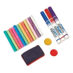Cra-Z-Art Portable Wood Tabletop Art Easel with Chalkboard and Dry Erase Board