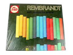 30 VINTAGE Rembrandt Soft Artist Pastels in SEALED Box TALENS Holland 300C30
