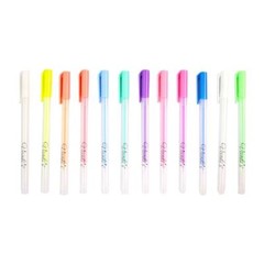 Vanli’s Gel Pens for Kids and Adults, 12 Bold Colored Ballpoint Pens in