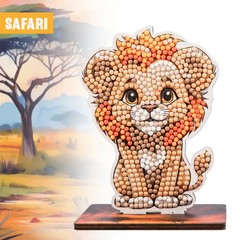 CraftBuddyUS Lion Crystal Art Wildlife Buddies