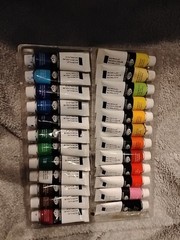 Artlicious – 24 Tube Acrylic Paint Set – Great for Canvas Panels Boards & St…