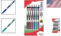 Assorted EnerGel RTX Retractable Gel Pens – Comfortable Grip, 0.7mm Medium Line