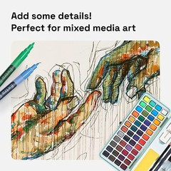 Paint Pens for Rock Painting, Stone, Ceramic, Glass, Wood, Canvas. Set of 12 …