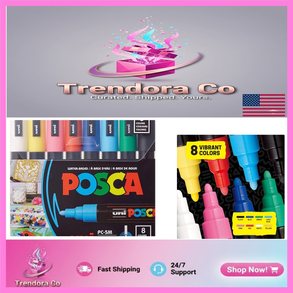 Assorted Acrylic Paint Markers – Waterproof & Blendable for Every Surface