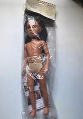 Vtg 1995 Fibre-Craft 15″ Chief Doll with Bonus Beading Kit Factory Sealed 3211