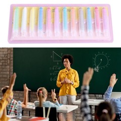 Colorful Chalk with Holder Non and Dustless for Kids Drawing and Writing
