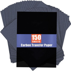 150 Sheets Carbon Paper Sheets Carbon Transfer Paper for DIY Woodworking Pape…