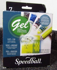 Speedball 7pc Gel Printing Kit 80P610 Scrapbooking Journaling Card-Making New