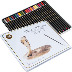 Coloring Pencils for Adults – 24 Wax Soft Core Colored Pencils