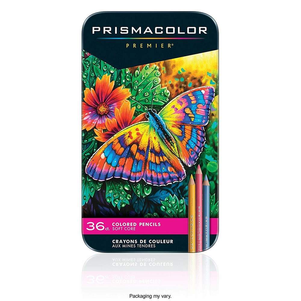 36 Ct PRISMACOLOR PREMIER Colored Pencils SOFT CORE Professional ARTIST QUALITY