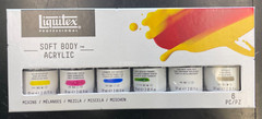Liquitex Soft Body Acrylic, 6pc
